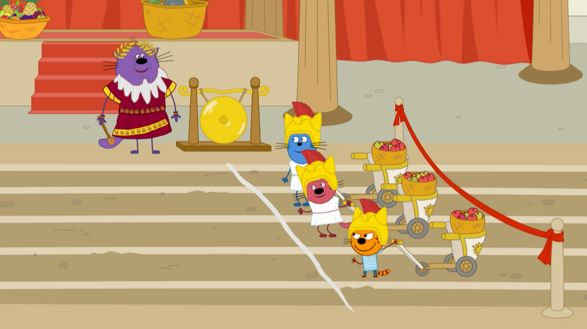 Смотри фильм Три Кота. Путешествие во времени в кинотеатре